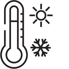 Cold- and warm-applied systems icon