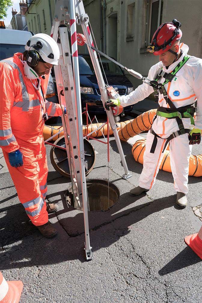 DuPont coveralls help protect against the unique challenges of sanitation work